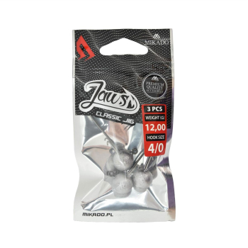 Główka jigowa Mikado JAWS Classic #4/0 12g3szt(5)+