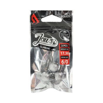 Główka jigowa Mikado JAWS Classic 6/0 17.5g3szt(5+
