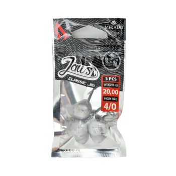 Główka jigowa Mikado JAWS Classic 4/0 20g 3szt(5)+