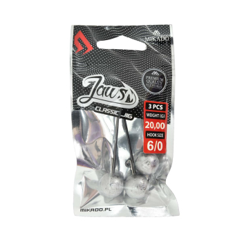 Główka jigowa Mikado JAWS Classic 6/0 20g 3szt(5)+