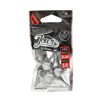 Główka jigowa Mikado JAWS Classic 5/0 25g 3szt(5)