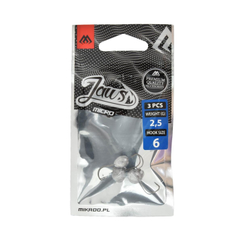 Główka jigowa Mikado Jaws Micro 2.5g #6(5)