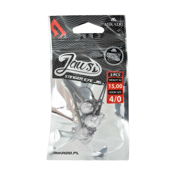 Główka jigowa Mikado Jaws Stinger Eye 15g 4/0(5)
