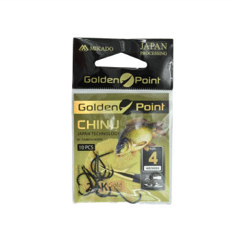 Haki Mikado Golden Point Chinu r.4 op 10szt (10)