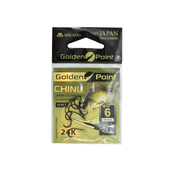 Haki Mikado Golden Point Chinu r.6 op 10szt (10)