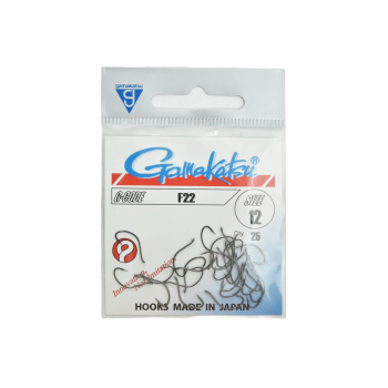 Haki Gamakatsu Fly F-22-012 black 1 op.