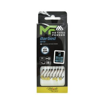 Haki Mikado MF. przypon z gumką r.4 op 8szt