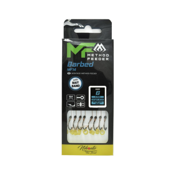 Haki Mikado MF. przypon z gumką r.6 op 8szt
