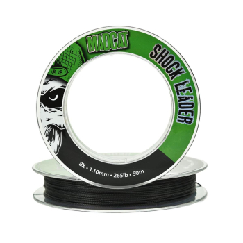 Plecionka DAM Madcat Shock Leader 120kg 1.10mm 50m