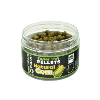 Pellet s.soft Sensas 6mm Natural Corn 60g.
