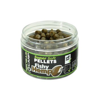 Pellet s.soft Sensas 6mm Fishy Hemp 60g.