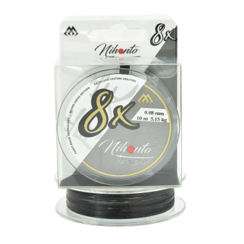 Plecionka Mikado Nihonto Octa B.0.08mm 10m czarna