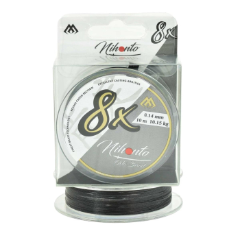 Plecionka Mikado Nihonto Octa B.0.14mm 10m czarna