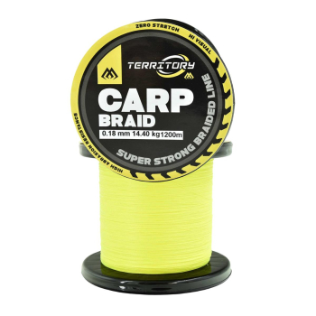 Plecionka Mikado Territory Carp 0.18mm 1200m fluo