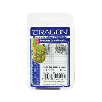 Krętlik Dragon Rolling no.4  10szt