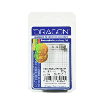 Krętlik Dragon Rolling no.14  10szt