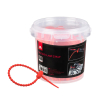 Zapięcie Mikado silikonowe czarwone 21,5cm (50)