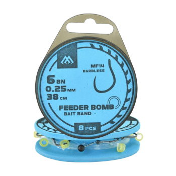 Haki Mikado Feeder Bomb MF14 prz.gumka r.6 op8szt