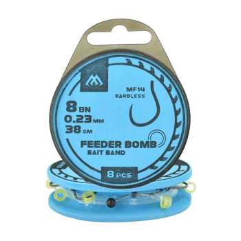 Haki Mikado Feeder Bomb MF14 prz.gumka r.8 op8szt