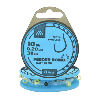 Haki Mikado Feeder Bomb MF14 prz.gumka r.10 op8szt