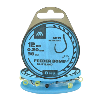 Haki Mikado Feeder Bomb MF14 prz.gumka r.12 op8szt