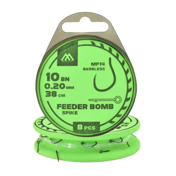 Haki Mikado Feeder Bomb MF14 prz.igła  r.10 op8szt