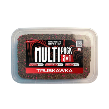 Multipack Feeder Bait 3w1 Truskawka