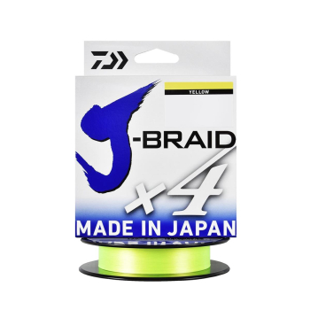 Plecionka Daiwa J-Braid X4E yellow 0.21mm/135m