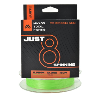 Plecionka Mikado Just 8 0.14mm 150m fluo zielona