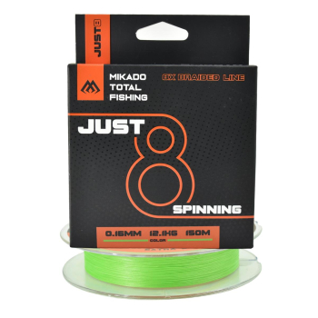 Plecionka Mikado Just 8 0.16mm 150m fluo zielona