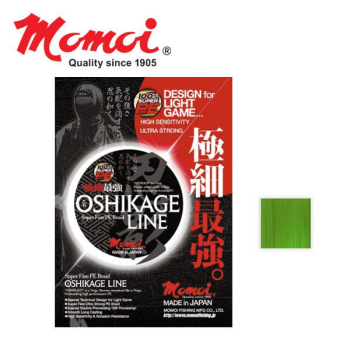 Plecionka Momoi Oshikage 0.053mm 125m zielona*