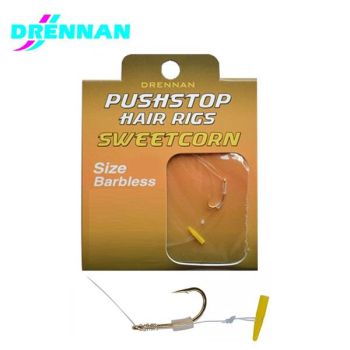 Haki Drennan Sweetcorn+Przypon+Stoper 0.20mm r.14