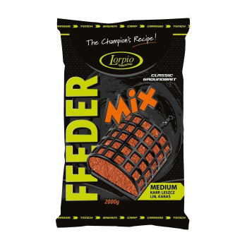 Zanęta Lorpio Feeder Mix 2kg Medium czerwona (7)
