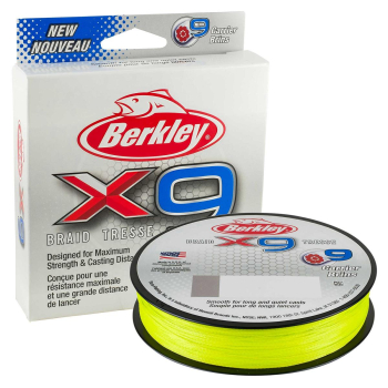 Plecionka Berkley X9 Braid Fluo Green 0.25mm150m