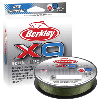 Plecionka Berkley X9 Braid L.V. Green 0.12mm 150m
