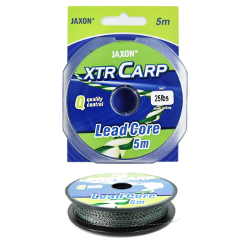 Plecionka Jaxon Pro Carp Lead Core 25 lbs 5 m ziel