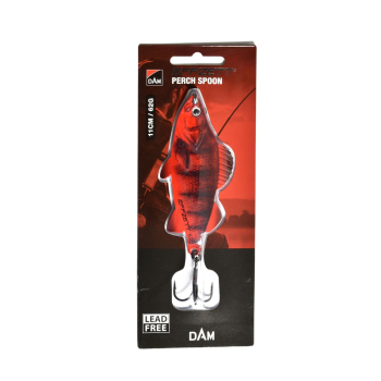 Błystka wah. DAM FZ Perch Spoon 62g blood perch*