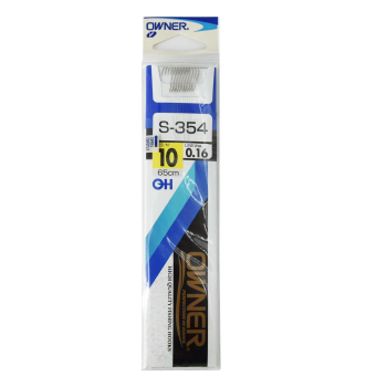Haczyki Owner S354/10 z przyponami - srebrny