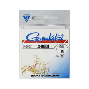 Haki Gamakatsu 1060G/14 gold 1 op*
