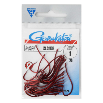 Haki Gamakatsu 3113R/1 red 1 op.