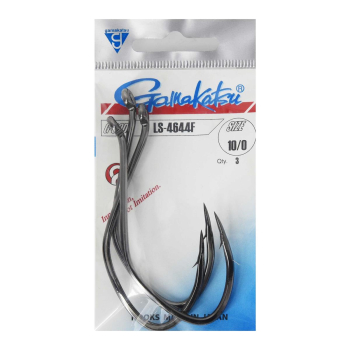 Haki Gamakatsu 4644F/ 10/0 black 1 op. (3 sztuki)*