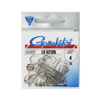 Haki Gamakatsu 5213N/4 nickel 1 op.