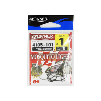 Haczyki Owner Mosquito Light 4105/1 - czarny+