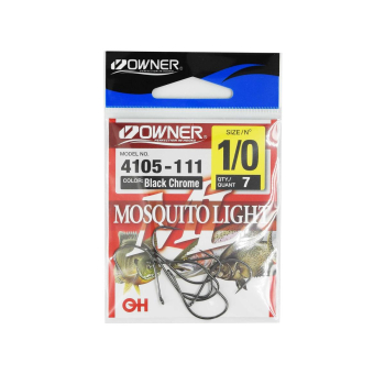 Haczyki Owner Mosquito Light 4105/1/0 - czarny+