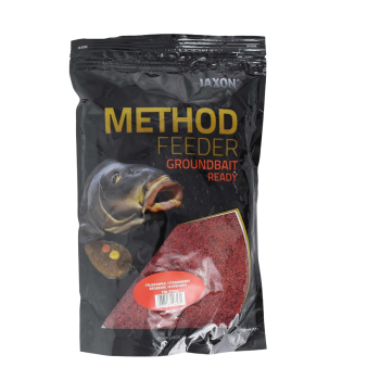 Zanęta Jaxon Met. Feeder Ready 750g truskawka+