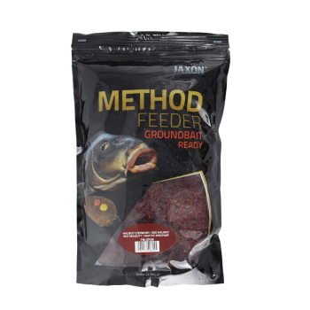 Zanęta Jaxon Met. Feeder Ready 750g halibut czerw.