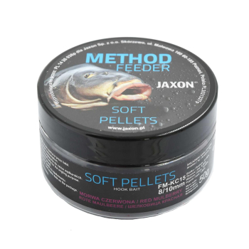 Pellet Soft Method Feeder 8/10mm 50g morwa czerwon