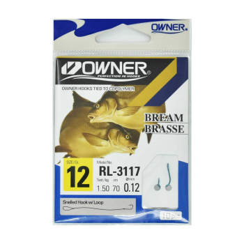 Haczyki Owner RL3117/12 z przyponami -niebieski(5)