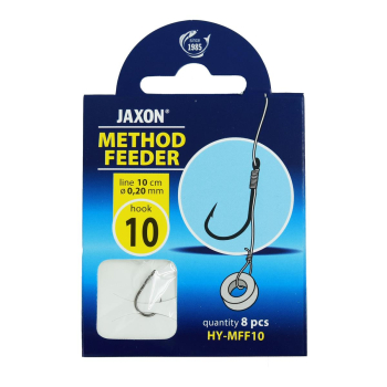 Hak Jaxon M.Feeder+przypon 0.20mm r.10 op/8szt(5)+