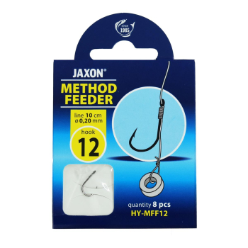 Hak Jaxon M.Feeder+przypon 0.20mm r.12 op/8szt(5)+